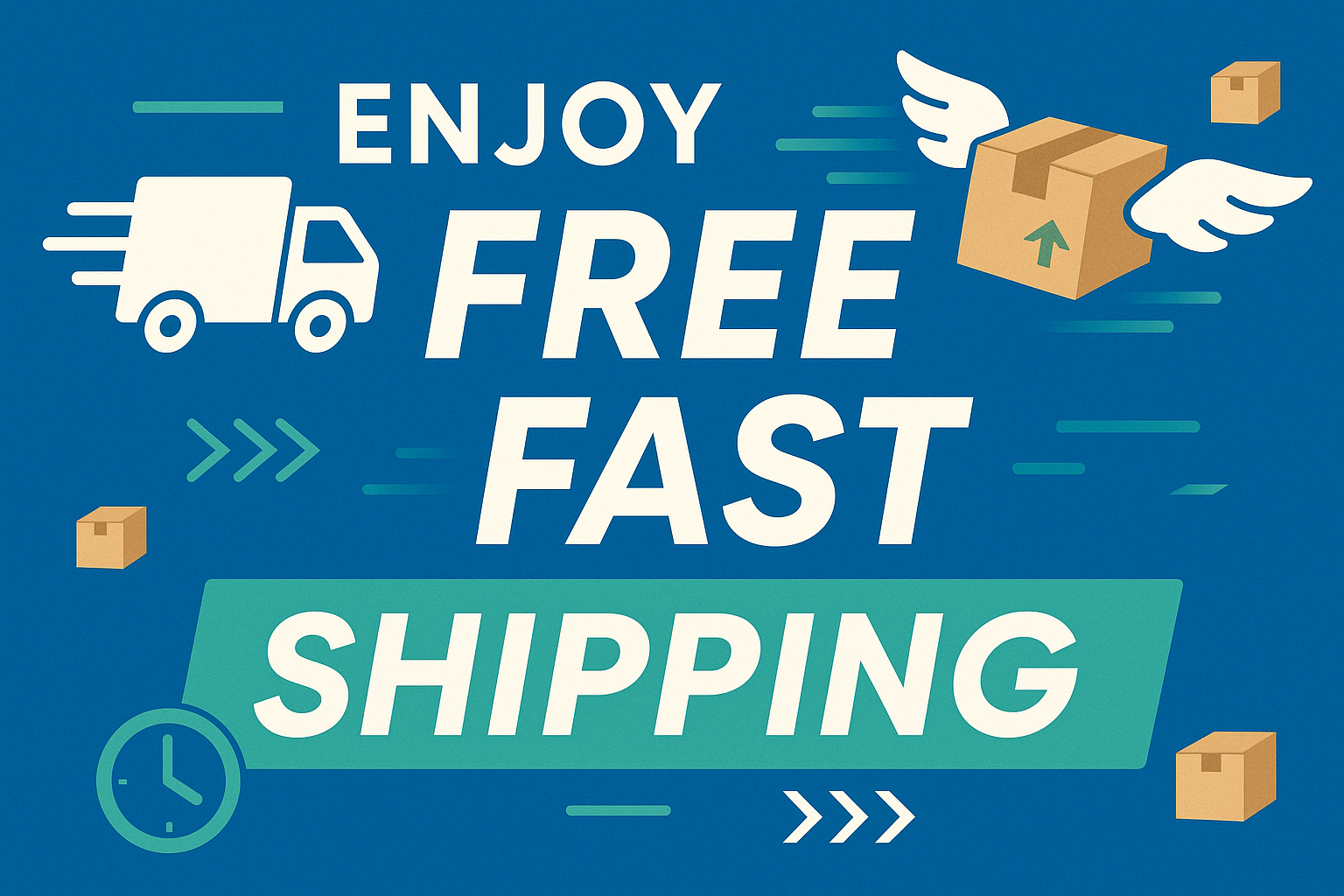 Enjoy free g fast shipping